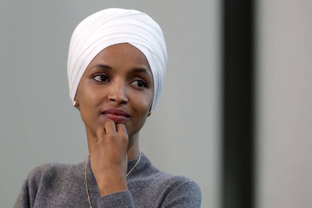 Rep. Ilhan Omar’s opponent came within 2,500 votes of defeating her in the 2022 primary. (Getty)