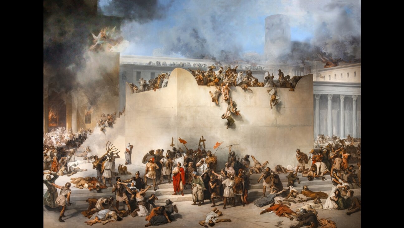 Francesco Hayez’s masterpiece, ‘Destruction of the Temple of Jerusalem’. (Wikimedia)