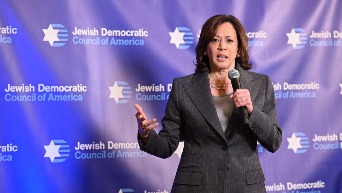 Kamala Harris spoke at the Jewish Democratic Council of America on May 24, 2023. (Photo by Mandel NGAN / AFP via Getty Images)