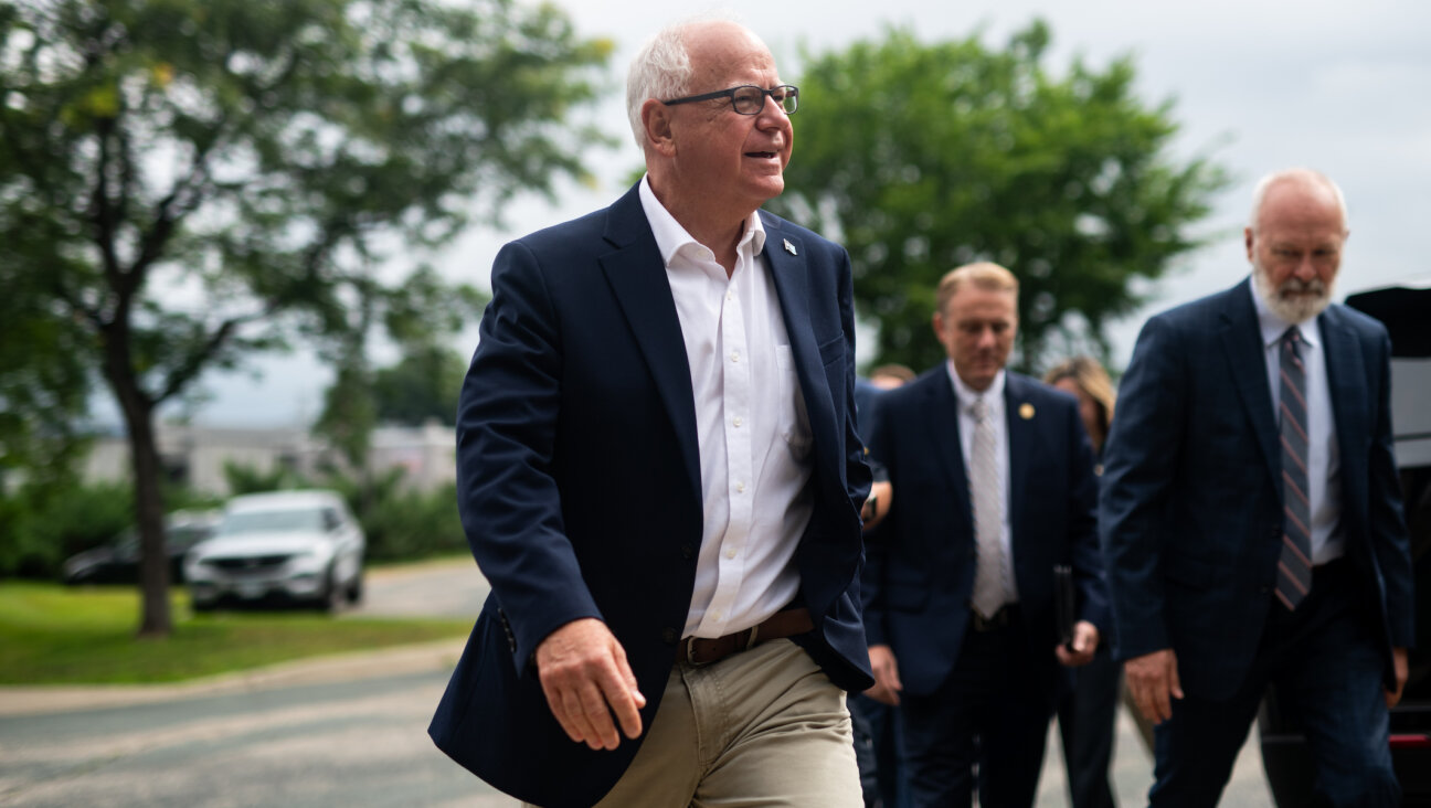 BLOOMINGTON, MINNESOTA – AUGUST 1: Minnesota Governor Tim Walz arrives to speak at a press conference regarding new gun legislation at City Hall on August 1, 2024 in Bloomington, Minnesota. Walz is thought to be on a short list of potential vice presidential running mates for Democratic presidential candidate Vice President Kamala Harris. (Photo by Stephen Maturen/Getty Images)