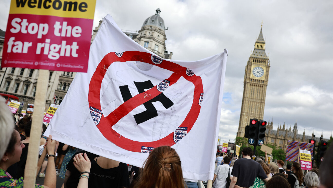 A "Stop the Far-right" march to Westminster, on a National Day of Protest, in London on Aug. 10, 2024. 