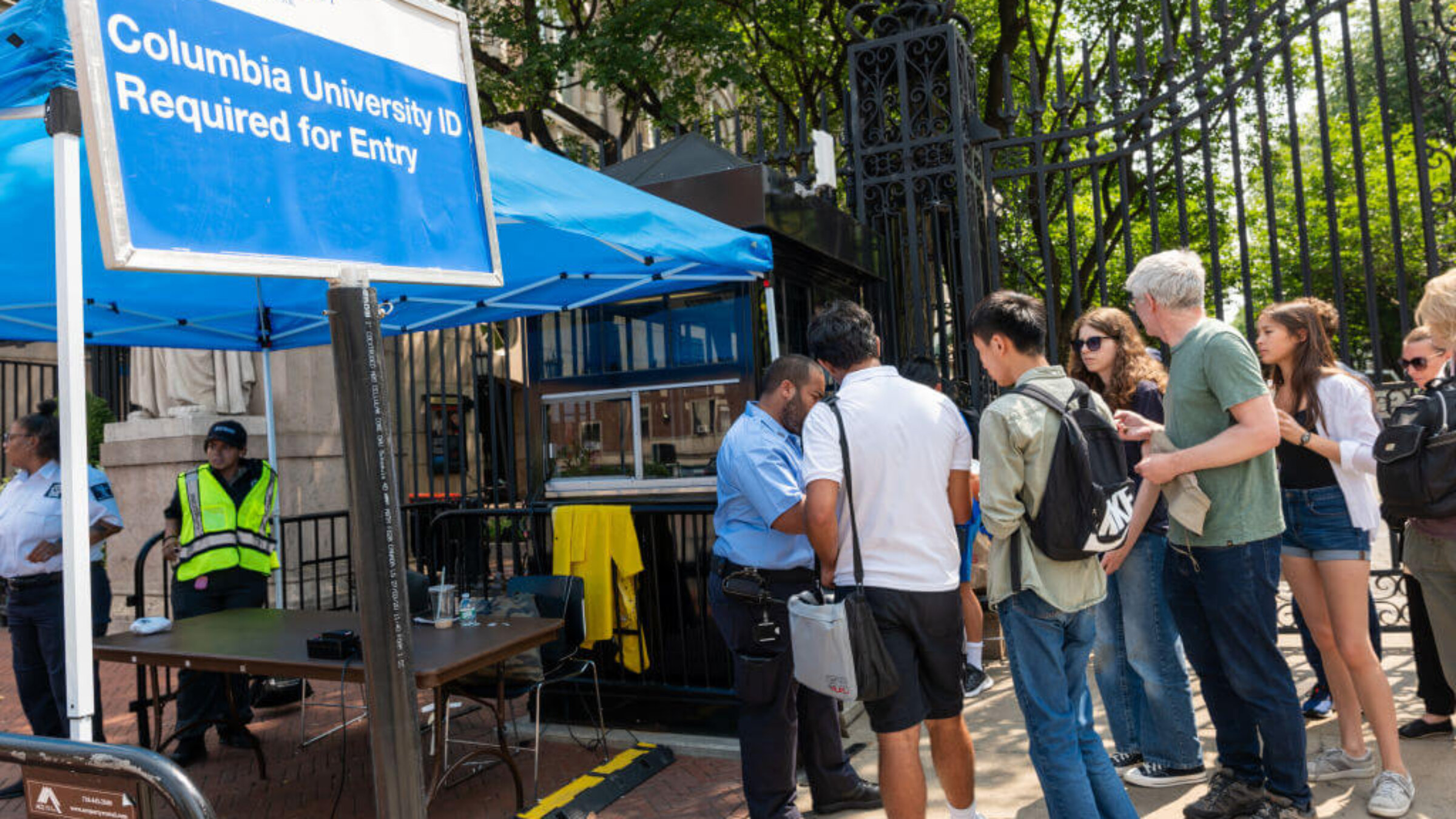 As part of its heightened security measures, Columbia University is now only allowing affiliates with a Columbia ID and their approved guests to be allowed onto campus.