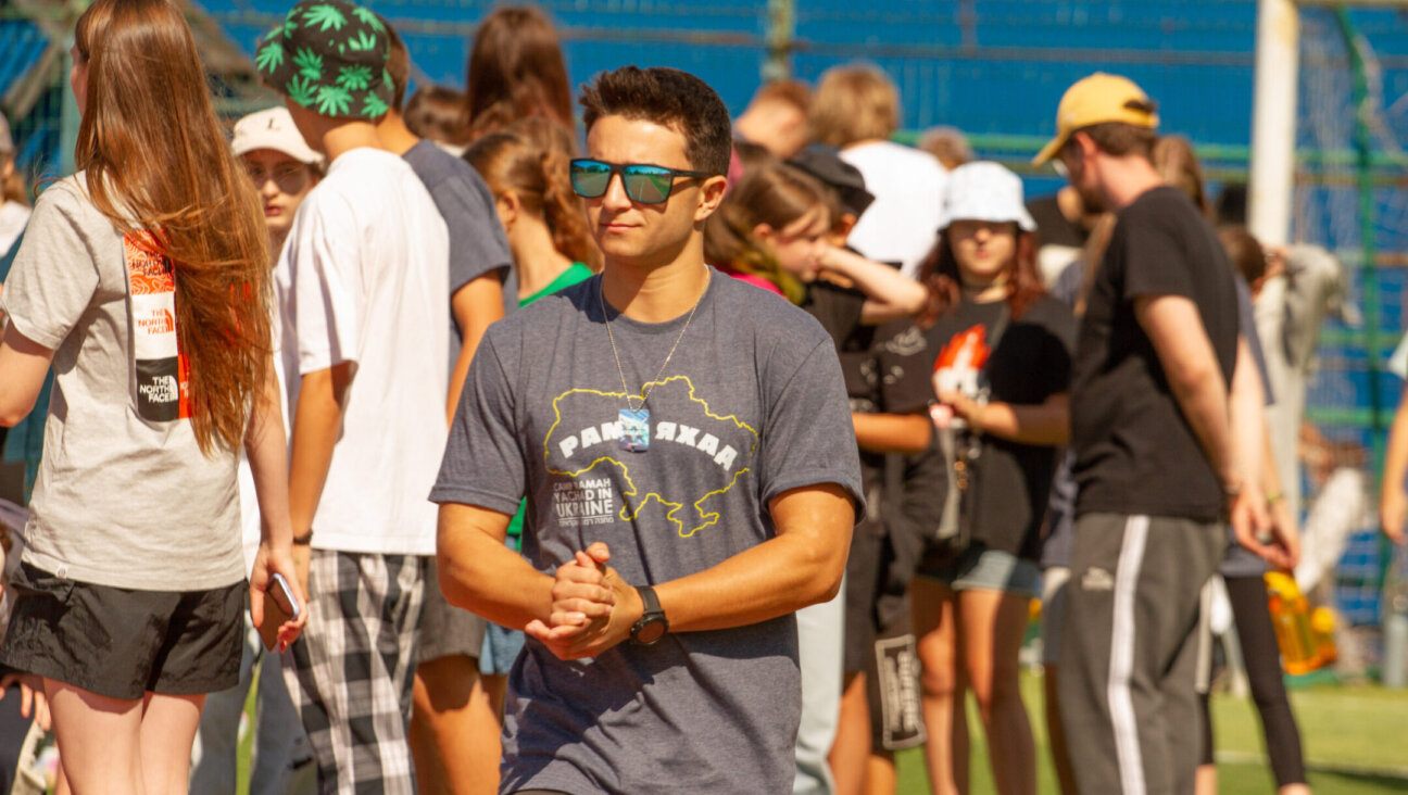 Ariel Oberfeld, 17, traveled from his home in suburban Chicago to work as a counselor at Ramah Yachad in Ukraine in 2024. (Courtesy Midreshet Schechter)