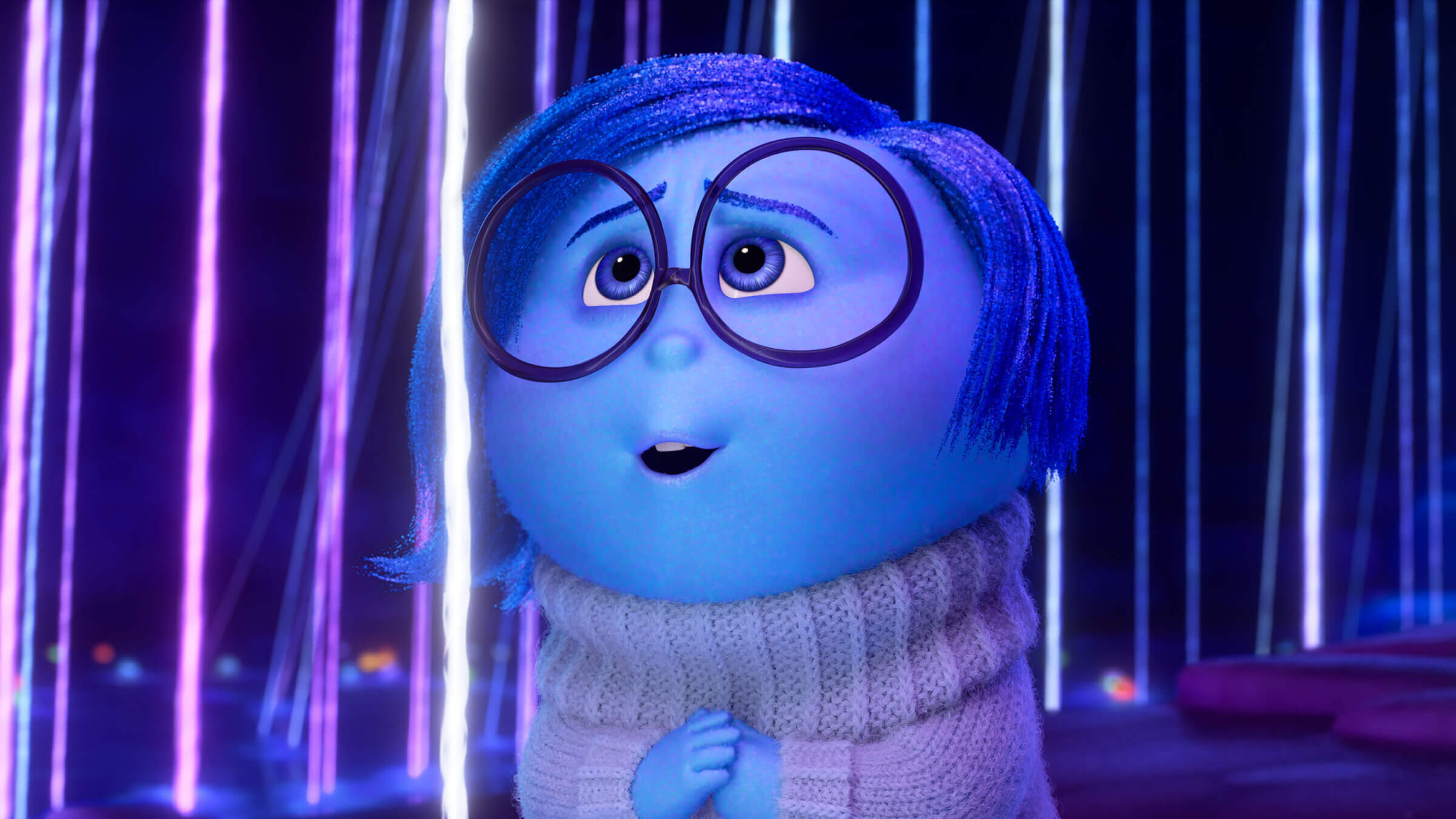 Psychology professor David Menendez says Sadness from Disney-Pixar's <i>Inside Out</i> can help young people navigate negative emotions, such as grief.