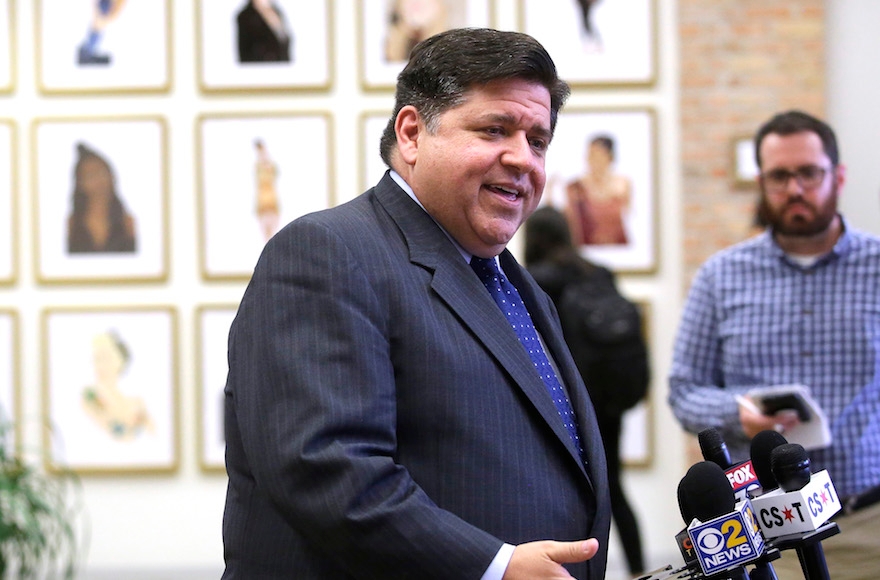 J.B. Pritzker shown Oct. 1, 2018 at an event in Chicago. He will be the next governor of Illinois. (Joshua Lott/Getty Images)