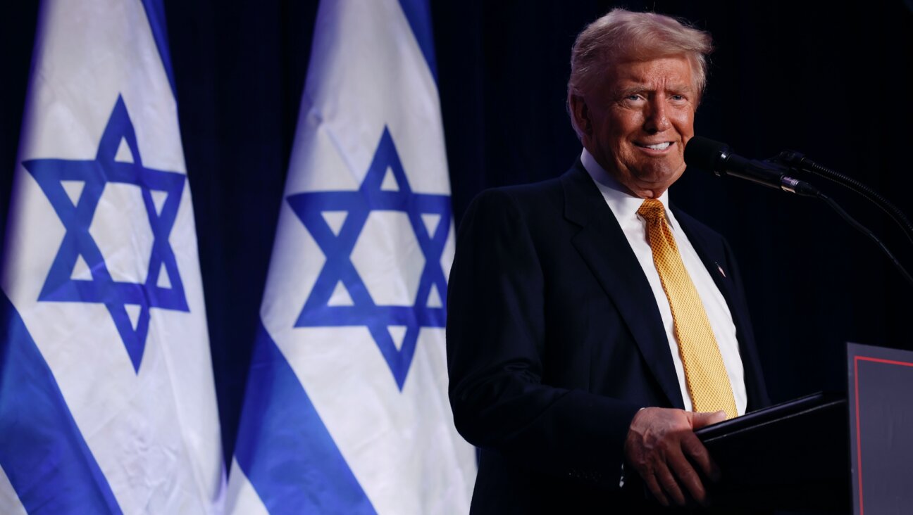 Donald Trump speaks before prominent Jewish donors at an event titled “Fighting Anti-Semitism in America” at the Hyatt Regency Capitol Hill, Washington D.C., Sept. 19.