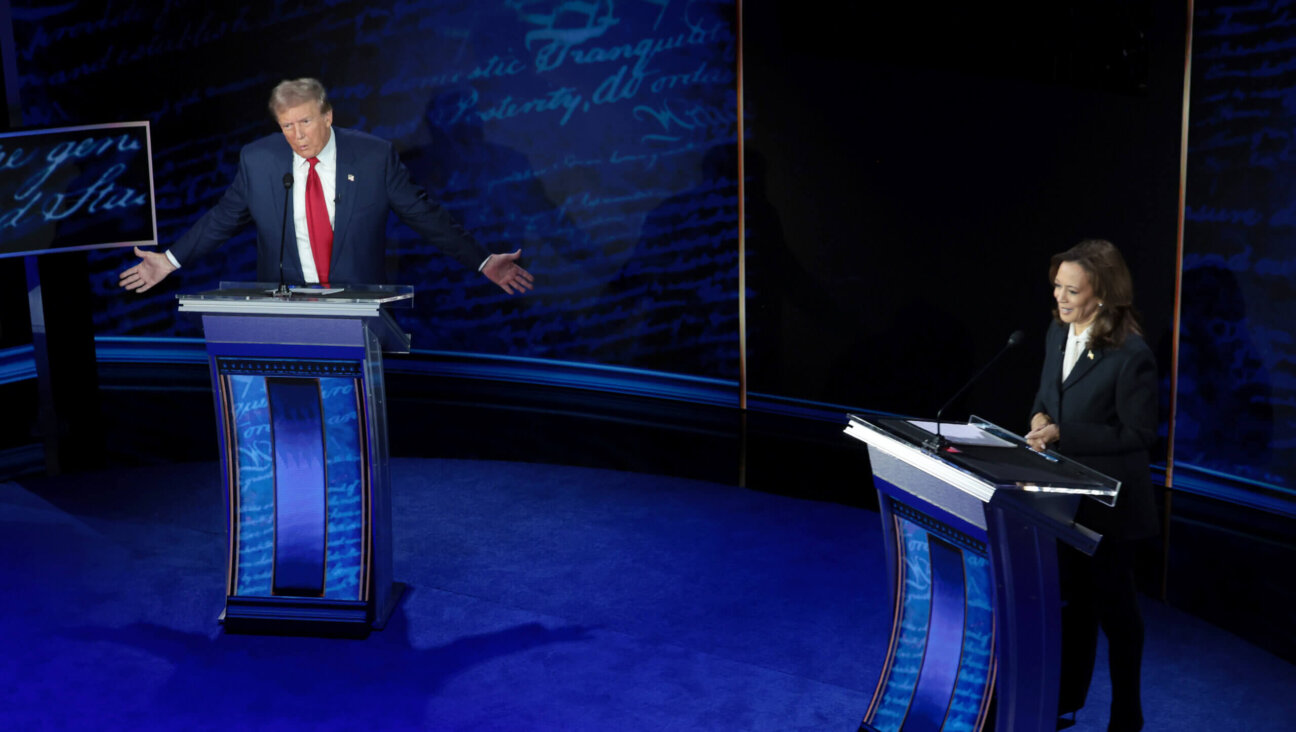 Former President Donald Trump and Vice President Kamala Harris at Tuesday night's debate.