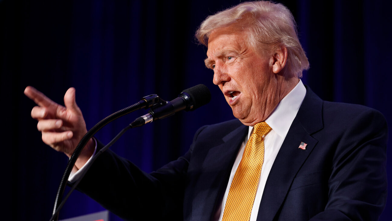 Former U.S. President Donald Trump speaks at an event titled "Fighting Anti-Semitism in America" at the Hyatt Regency Capitol Hill on Sept. 19, 2024.