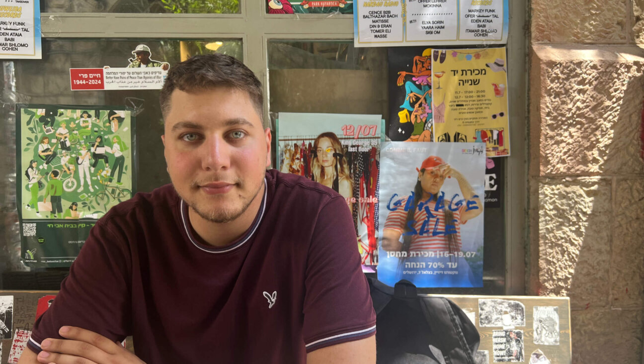 Arab Israeli journalist Yanal Jabarin at Cafe Sira in Jerusalem, where he befriended Hersh Goldberg-Polin.