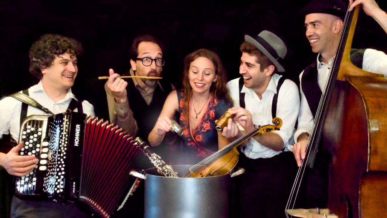 From left to right: Drew Jurecka, Jeremy Ledbetter, Rebekah Wolkstein, Eric Abramovitz and Michael Herring are the five chamber musicians who make up Schmaltz and Pepper.