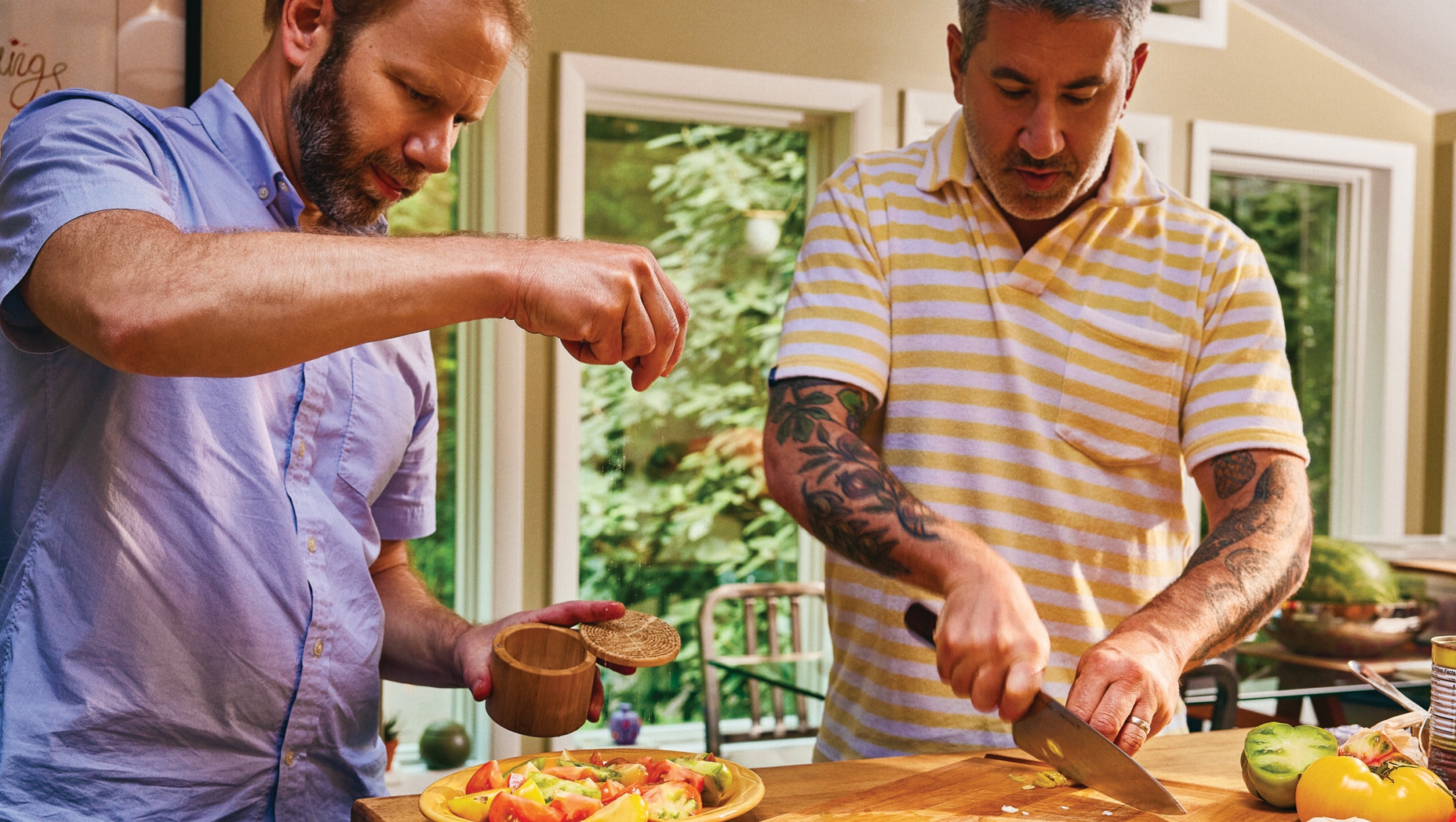 Steven Cook and Michael Solomonov shot the pictures for “Zahav Home” in Solomonov’s Philadelphia house. (Courtesy CookNSolo)