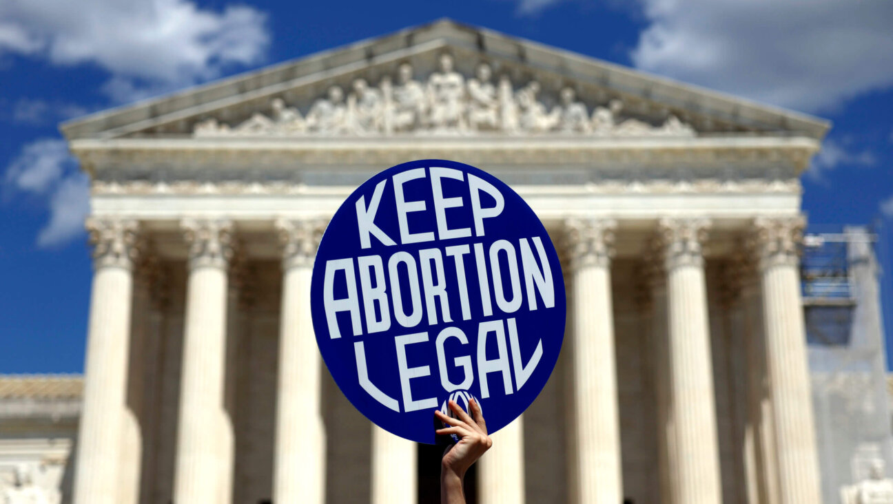 An abortion rights advocate participates in a protest outside of the U.S. Supreme Court Building on June 24, 2024 in Washington, DC. 