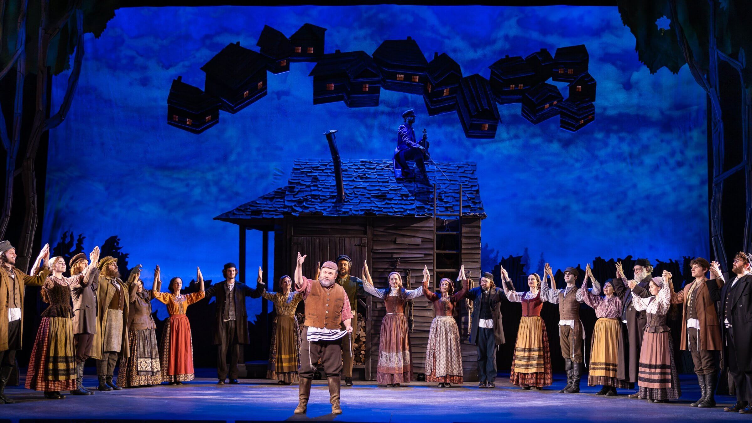 Jason Alexander and company star in the La Mirada Theatre for the Performing Arts/McCoy Rigby Entertainment production o f<i>Fiddler on the Roof,</i> directed by Lonny Price.