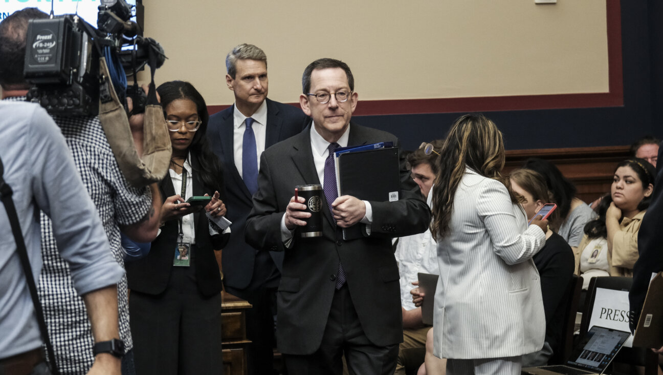 Michael Schill, president or Northwestern University arrives at a hearing called "Calling for Accountability: Stopping Antisemitic College Chaos" before the House Committee on Education and the Workforce on Capitol Hill in May.