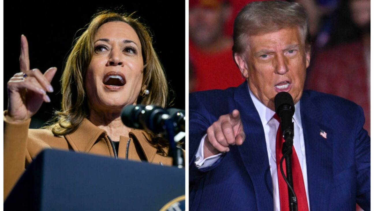 Vice President Kamala Harris and former President Donald Trump on Oct. 26, 2024. 