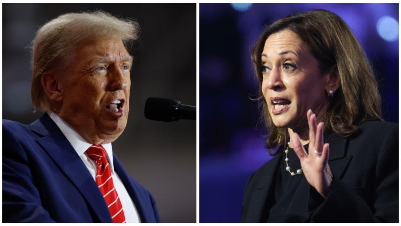 Former President Donald Trump and Vice President Kamala Harris on Oct. 30, 2024. 