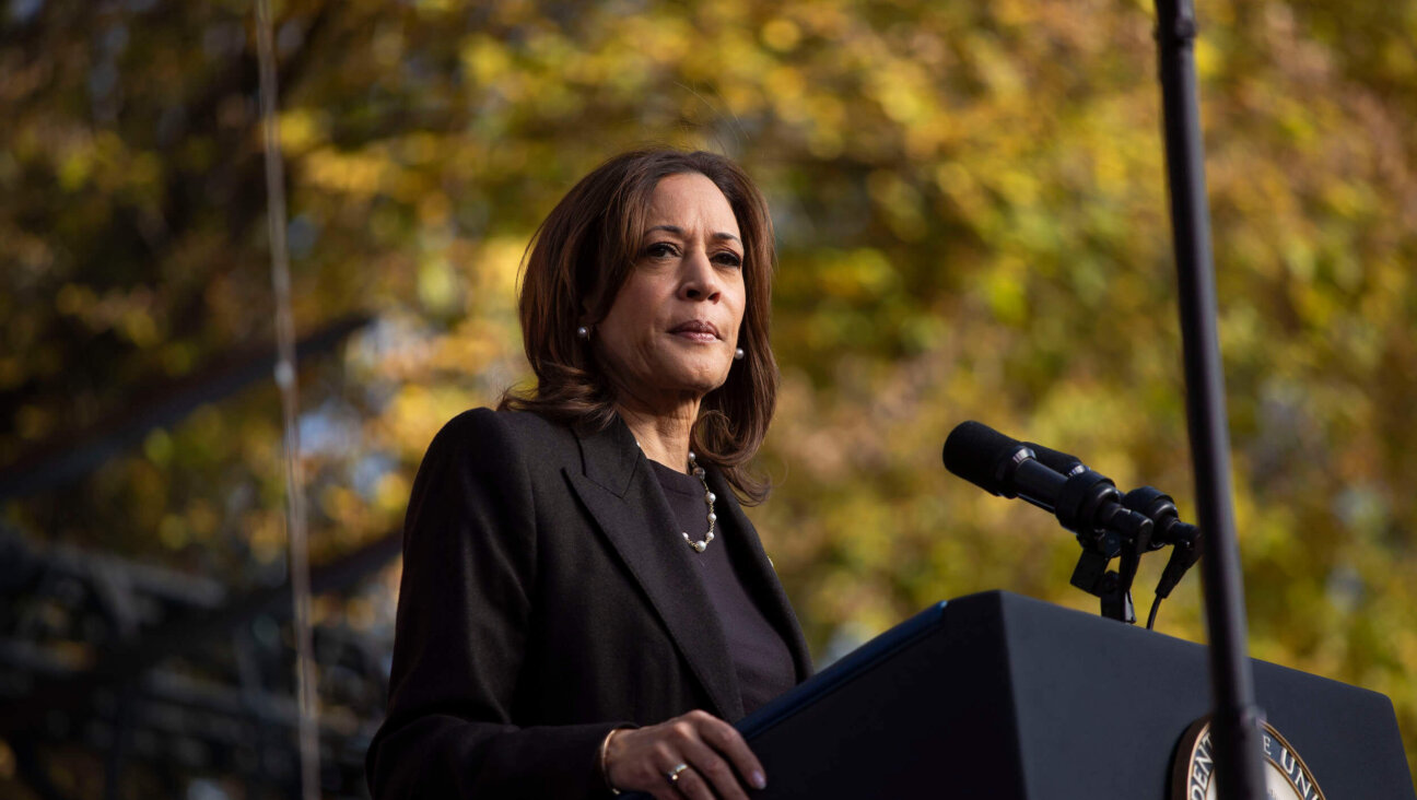 Democratic presidential nominee Vice President Kamala Harris speaks in Michigan Oct. 18. 