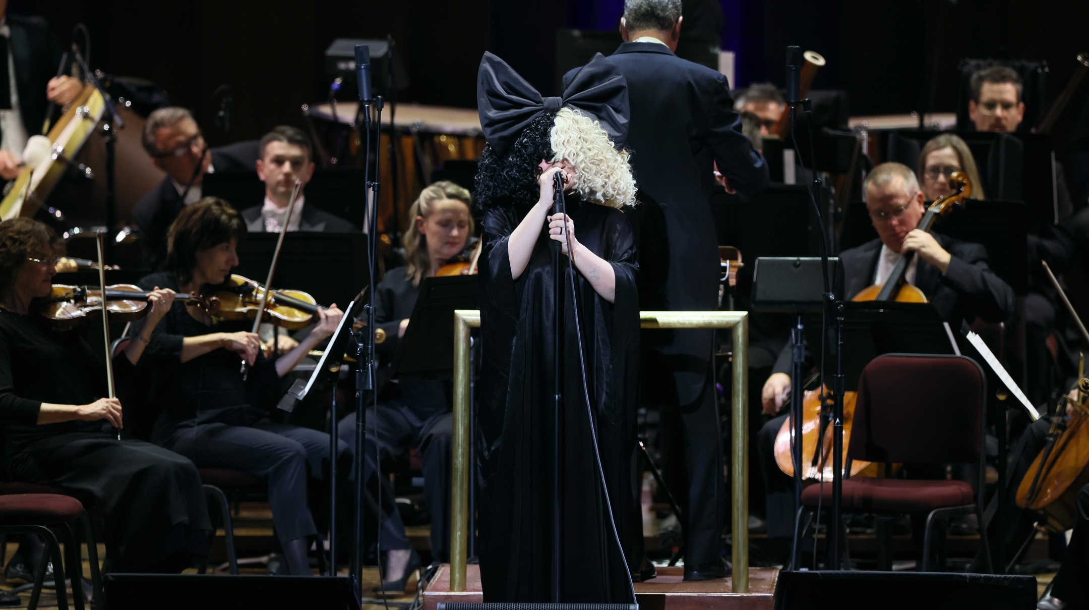 Sia performs during the 2024 ADL “In Concert Against Hate” at the Kennedy Center Concert Hall, Washington D.C., Nov. 18, 2024 (Jemal Countess/Getty Images for Anti-Defamation League)