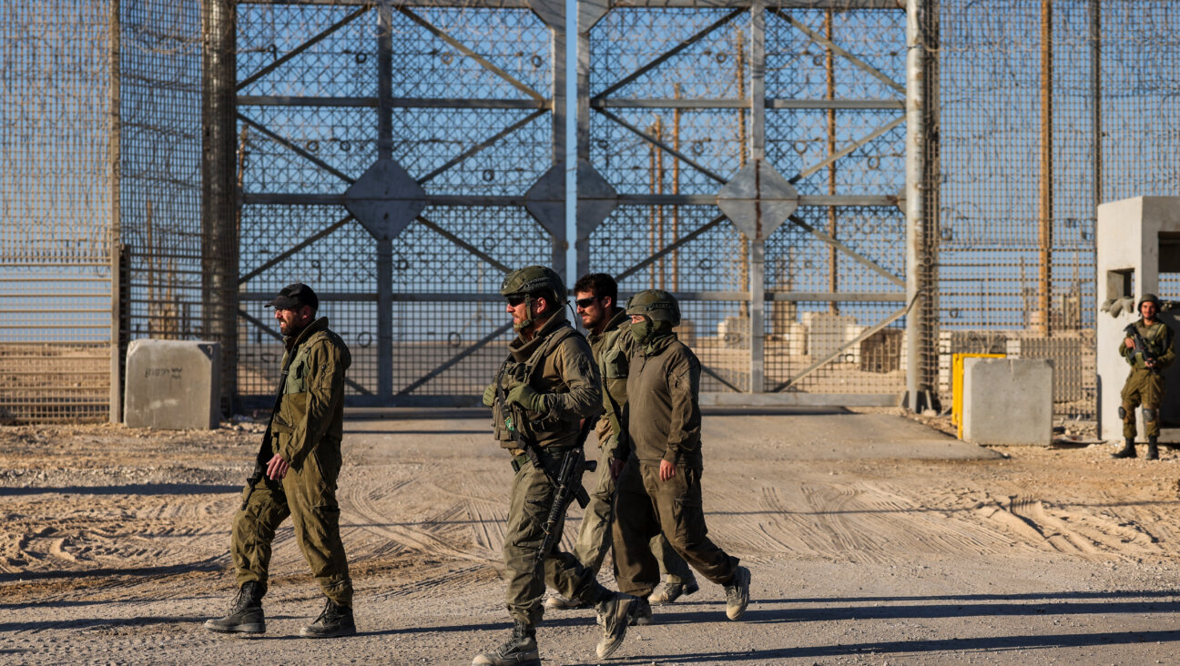 Israeli soldiers patrol along the Israel-Gaza border area in October. A majority of American Jews said they support an offensive weapons embargo against Israel until Prime Minister Benjamin Netanyahu agrees to an immediate ceasefire in exchange for the release of Israeli hostages.