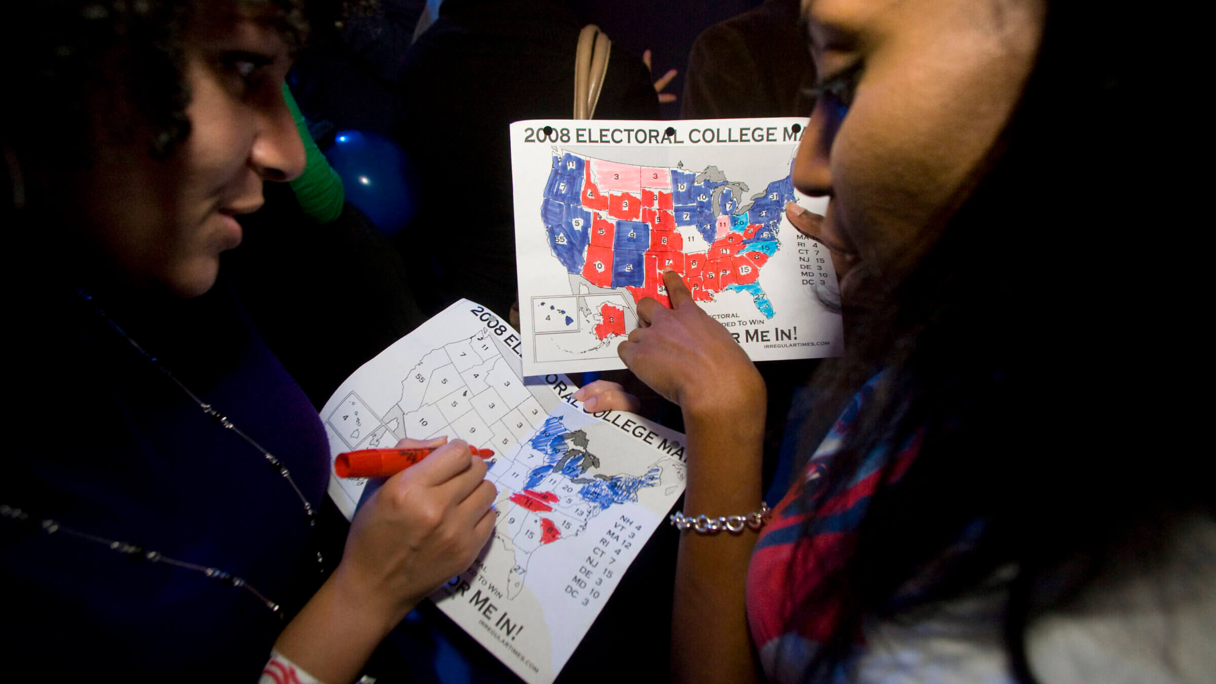 Why we'll be coloring in maps on election night.