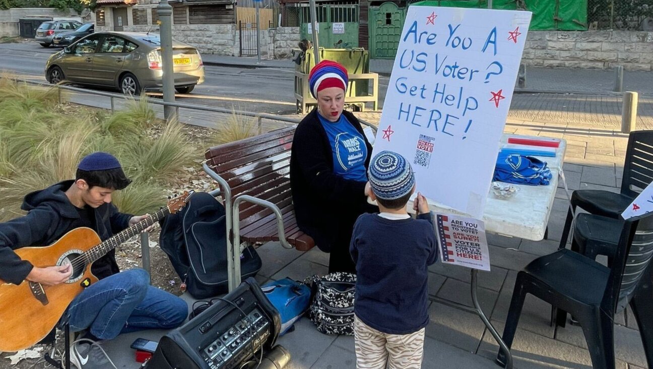 Volunteers with Democrats Abroad Israel canvassing for votes recently in Jerusalem's heavily Anglo Baka neighborhood. 