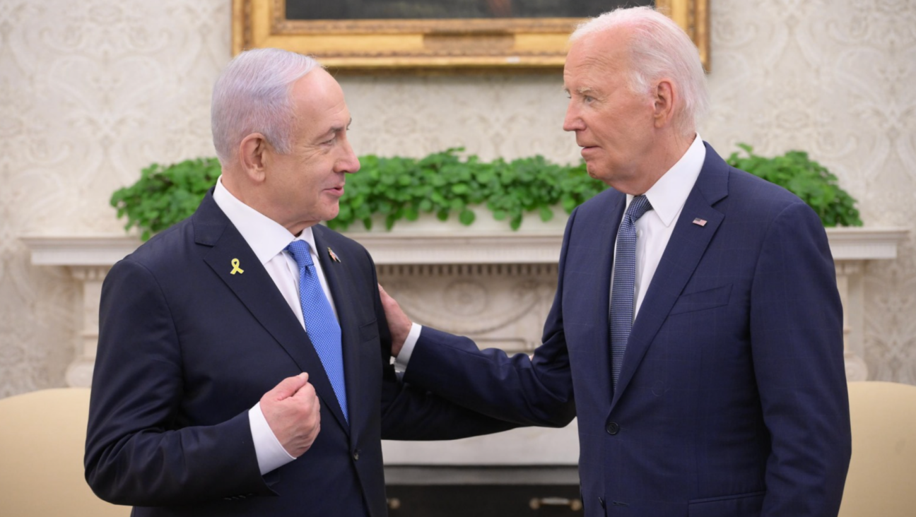 Israeli Prime Minister Benjamin Netanyahu and President Joe Biden meet on July 25, 2024. (Amos Ben-Gershom/Israeli Government Press Office)