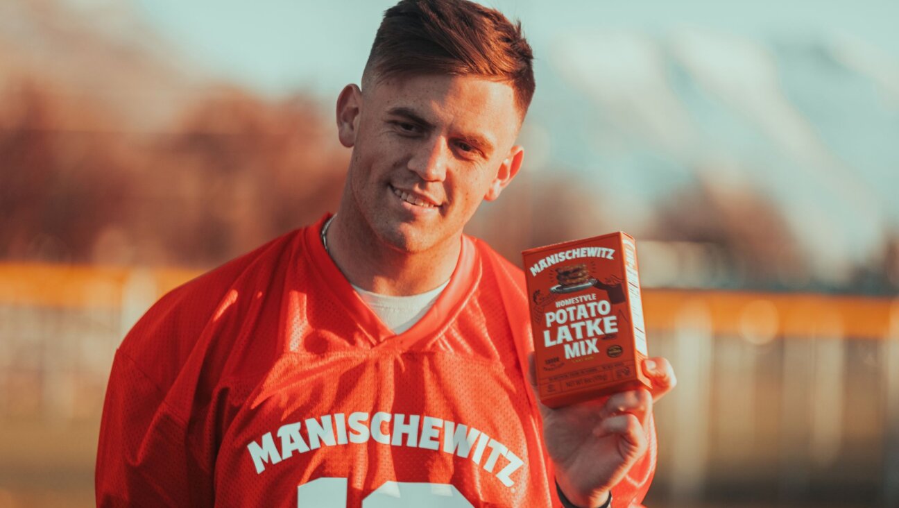 BYU quarterback Jake Retzlaff reached a sponsorship deal with Jewish food brand Manischewitz. (Courtesy of Manischewitz)