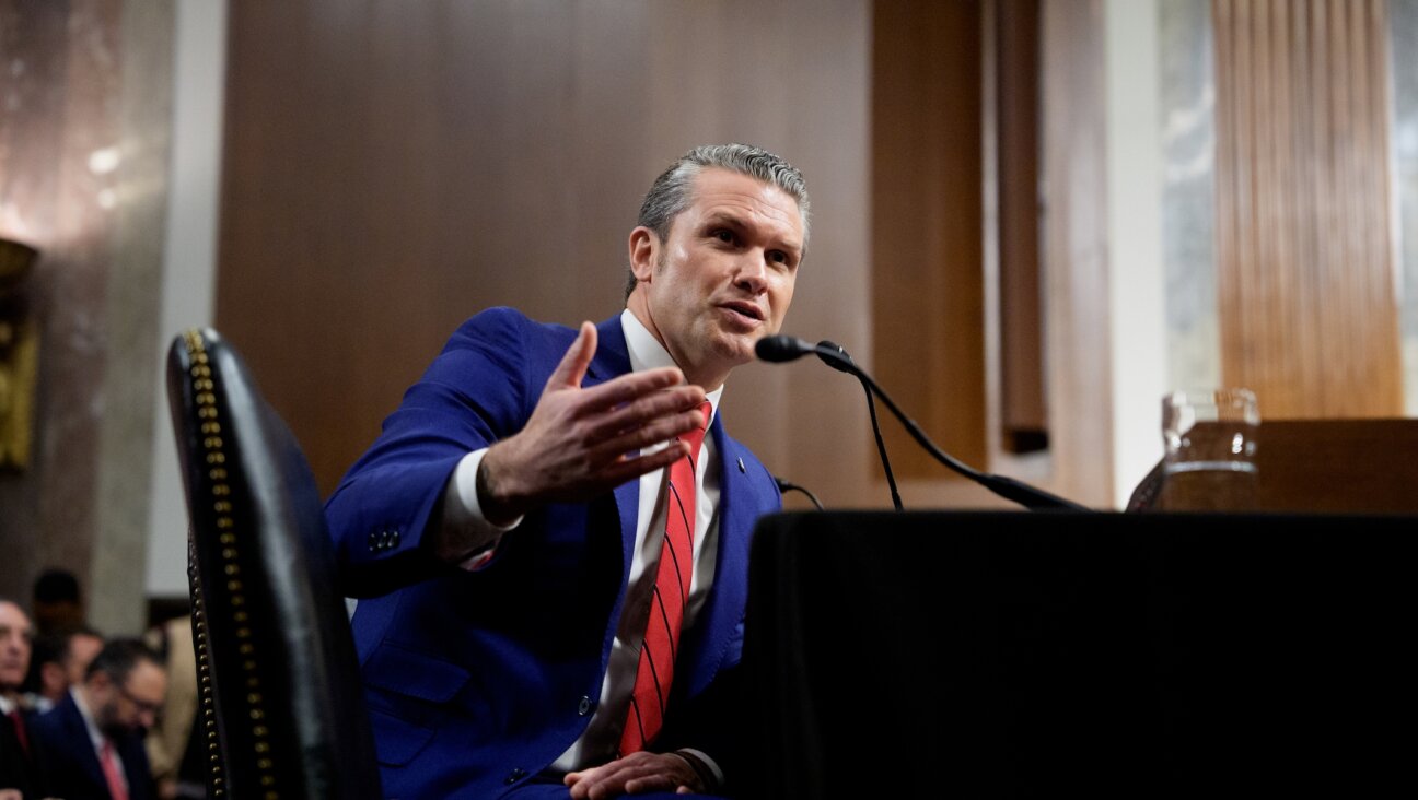 U.S. President-elect Donald Trump’s nominee for Secretary of Defense Pete Hegseth speaks during a Senate Armed Services confirmation hearing on Capitol Hill on January 14, 2025 in Washington, DC. Hegseth, an Army veteran and the former host of “FOX & Friends Weekend” on FOX News will be the first of the incoming Trump administration’s nominees to face questions from Senators. (Andrew Harnik/Getty Images)