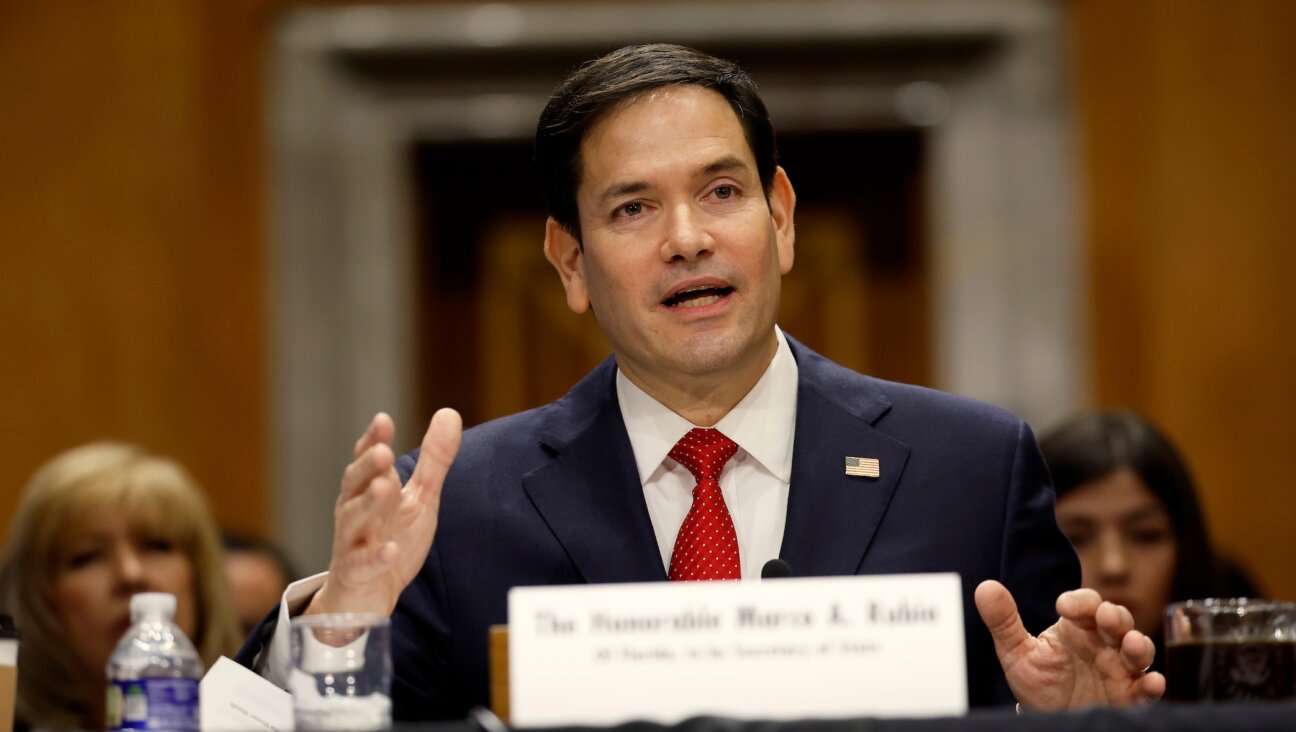 U.S. President-elect Donald Trump’s nominee for Secretary of State, Sen. Marco Rubio (R-FL) testifies during his Senate Foreign Relations confirmation hearing at Dirksen Senate Office Building on January 15, 2025 in Washington, DC. Rubio, a three-term Senator and a member of the Foreign Relations Committee, has broad bipartisan support from his Senate colleagues. (Kevin Dietsch/Getty Images)