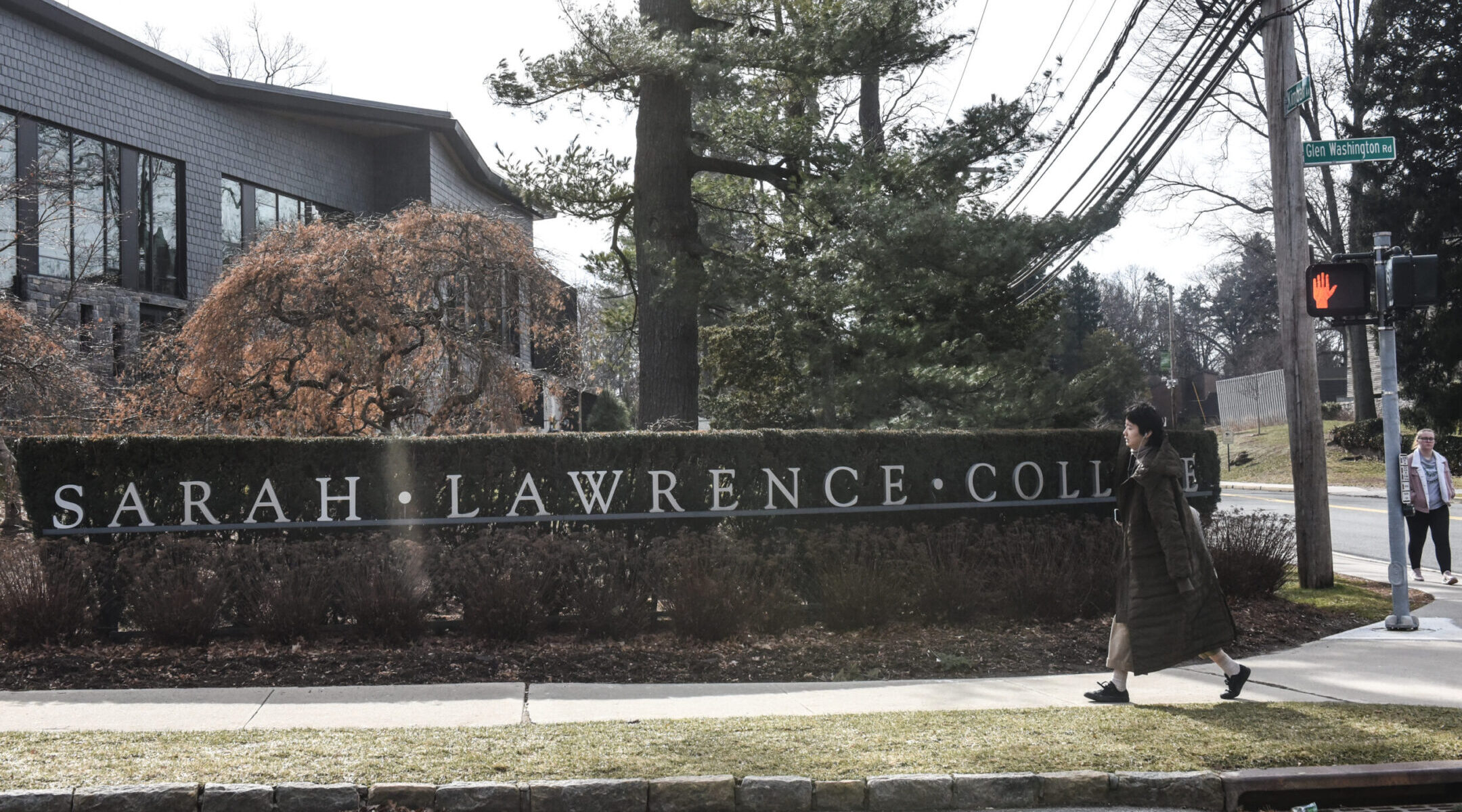 An exterior view of Sarah Lawrence College is seen on February 12, 2020 in Bronxville, New York (Stephanie Keith/Getty Images)