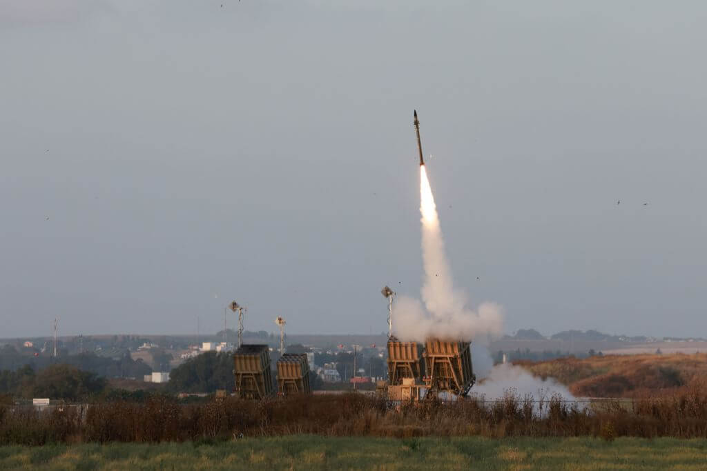 The Iron Dome defense system in Southern Israel on May 13, 2023. 