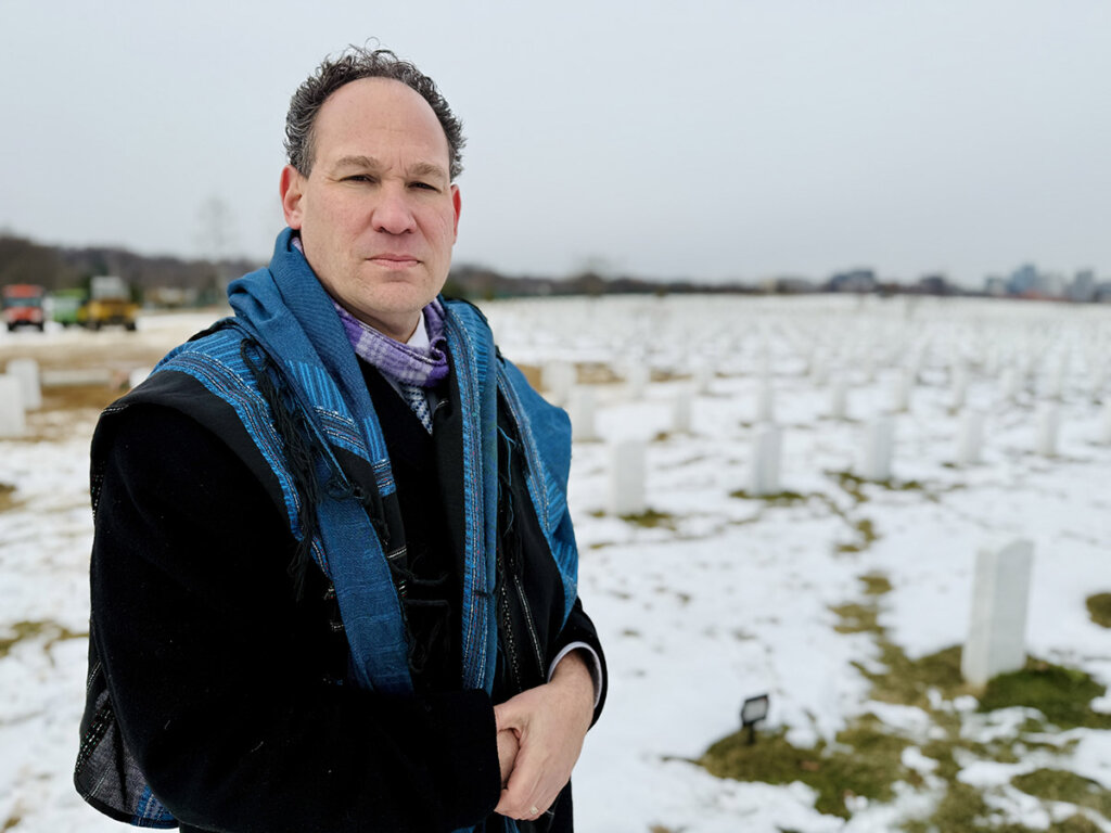 Rabbi Randy Brown has performed more than 800 funerals at Arlington National Cemetery.