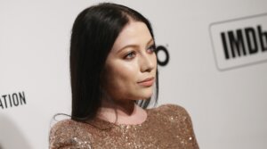 Actress Michelle Trachtenberg attends the 28th Annual Elton John AIDS Foundation Academy Awards Viewing Party on Feb. 9, 2020 in West Hollywood, California. (Michael Tran / AFP via Getty Images)