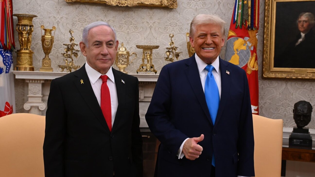 Israeli Prime Minister Benjamin Netanyahu poses with President Donald Trump at the White House, Feb. 4, 2025. (Getty Images)