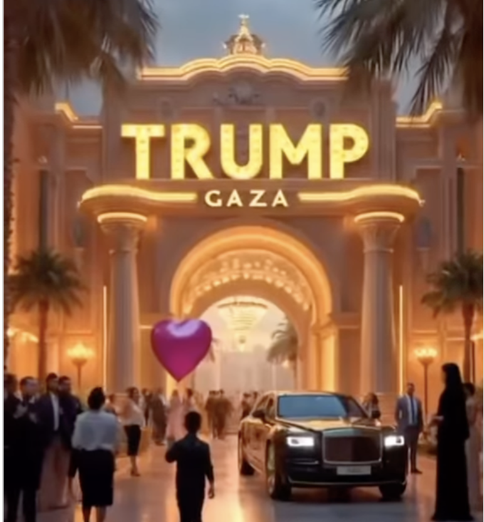 The A.I. video shows Trump Gaza, which will probably have a casino.