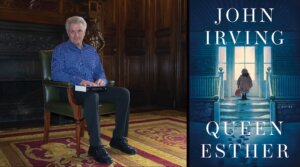 The novelist John Irving is pictured in 2016 (Oscar Gonzalez/NurPhoto via Getty Images); his new book “Queen Esther” will feature a Jewish character and be set in part in Israel.