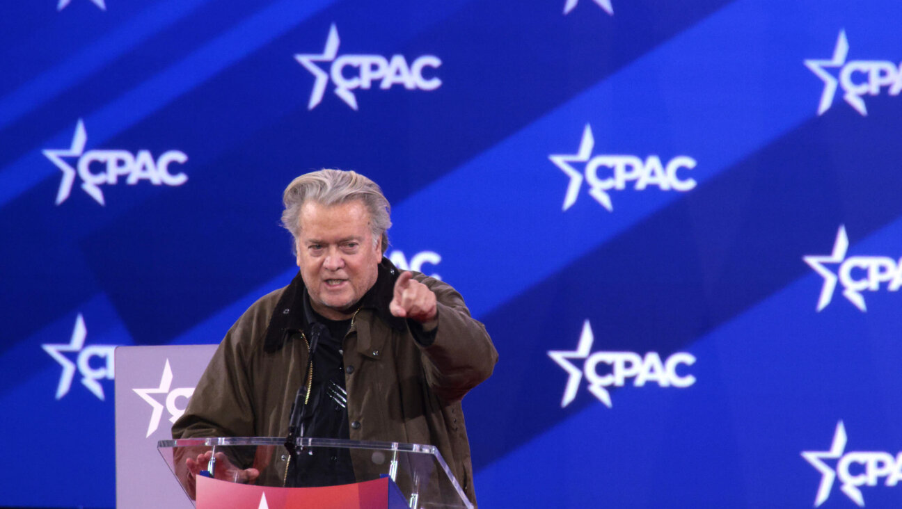 Steve Bannon speaks at the Conservative Political Action Conference on Feb. 20. 