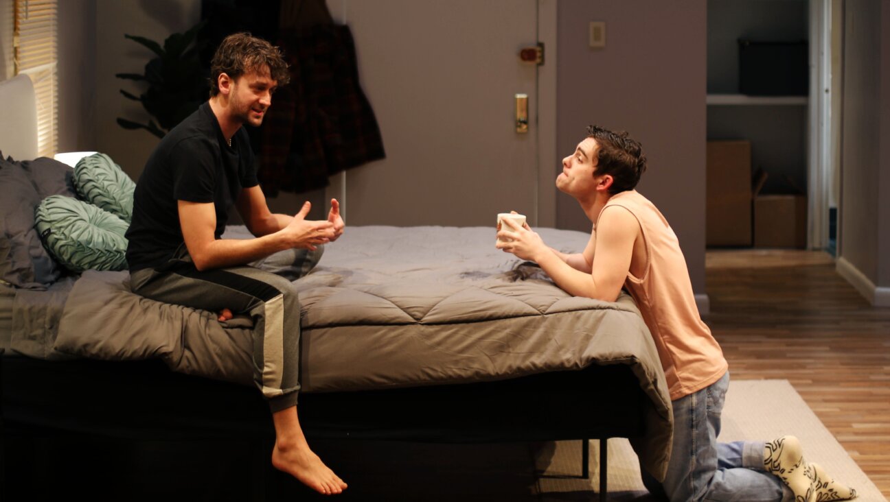 Ephraim Burney (left) stars in <i>As Time Goes By</i> as Adam, a commitment-phobic, 33-year-old New Yorker who swipes right on David (Joel Myers, right) and gets more than what he bargained for. 