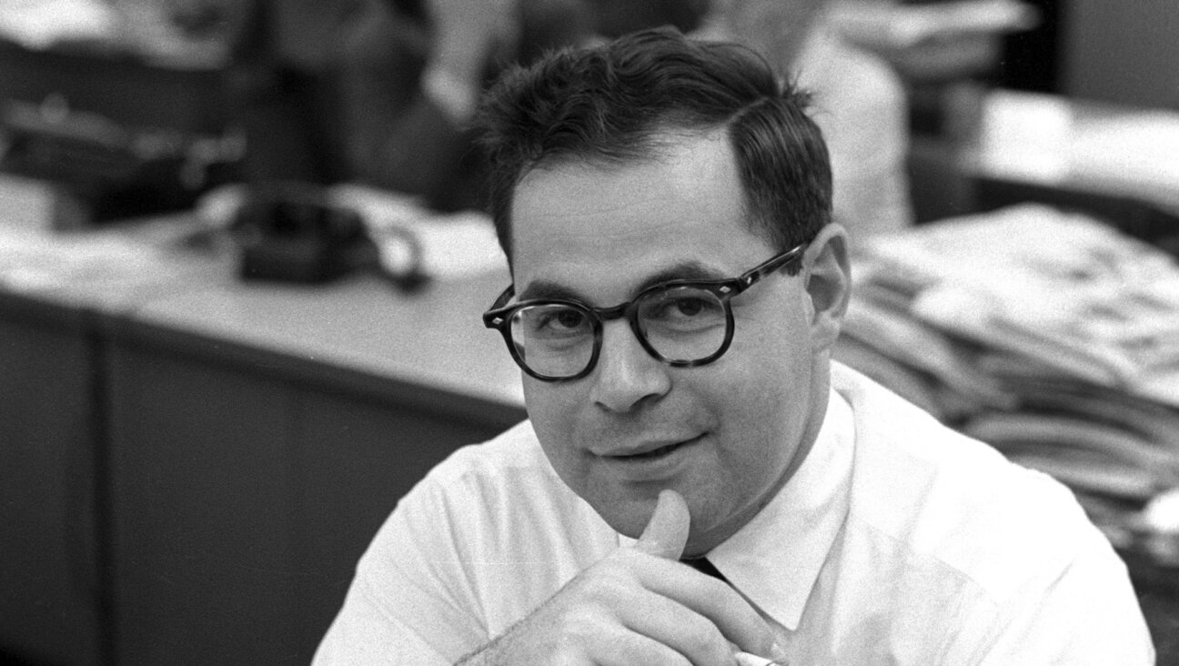 Max Frankel in 1959 working as the New York Times’ Moscow correspondent. (Ben Martin/Getty Images)