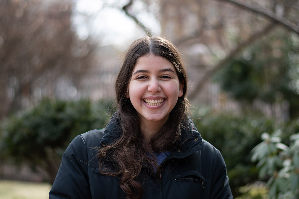 Eliana Goldin is a Jewish student leader at Columbia University.