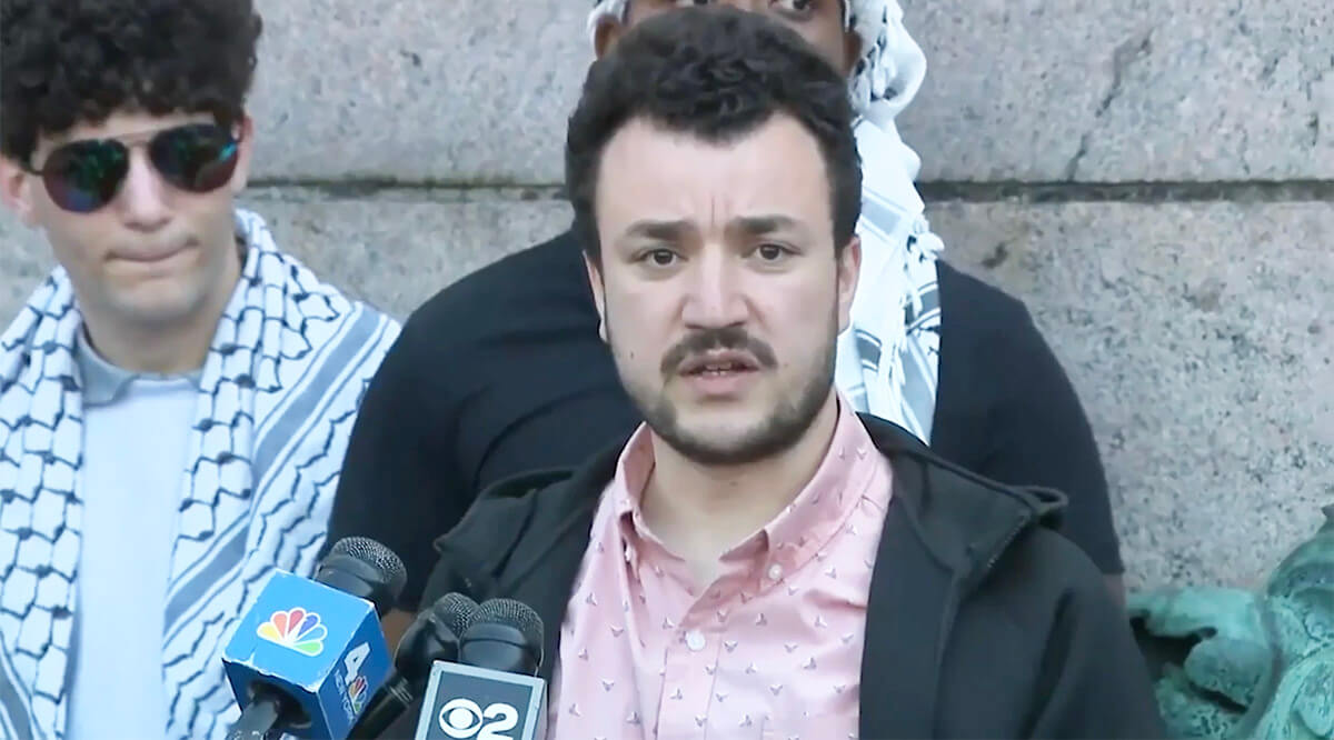 Immigration officers arrested Mahmoud Khalil, a pro-Palestinian activist at Columbia University.