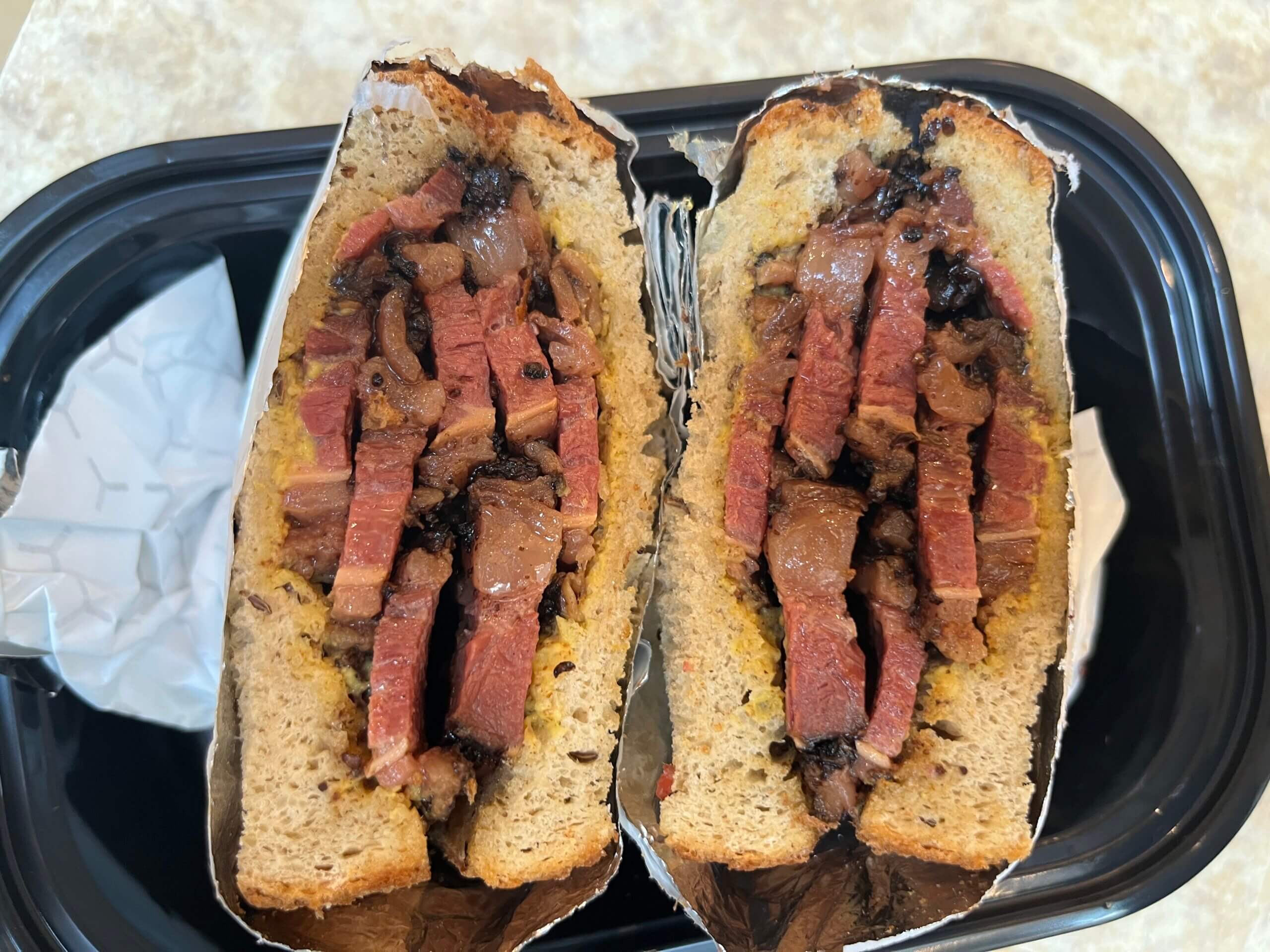 I have seen the future of America - in a pastrami sandwich in Queens
