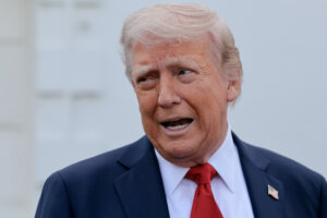 President Donald Trump on April 23. 