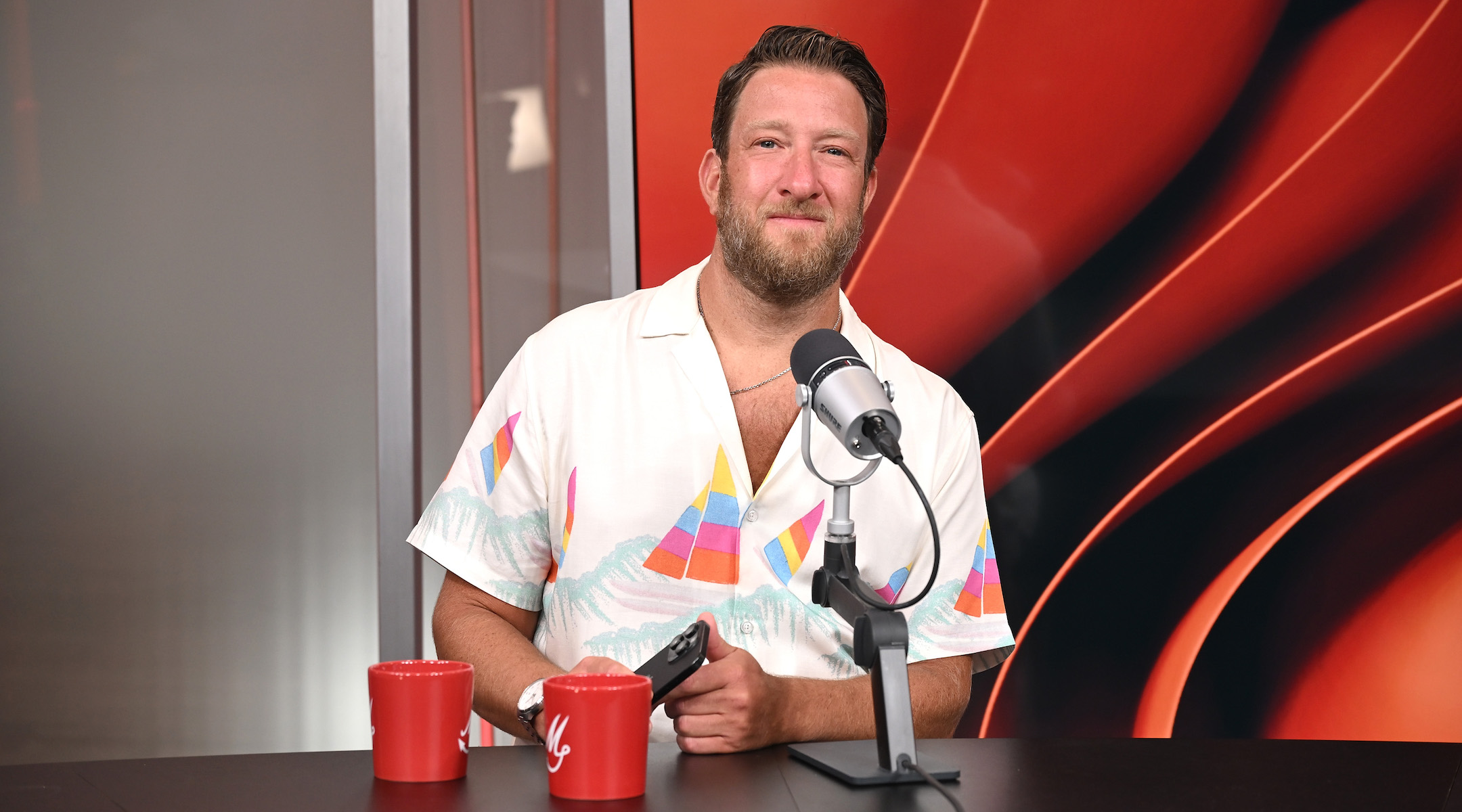 Dave Portnoy visits the Megyn Kelly show at SiriusXM Studios on May 01, 2025 in New York City. (Gary Gershoff/Getty Images)