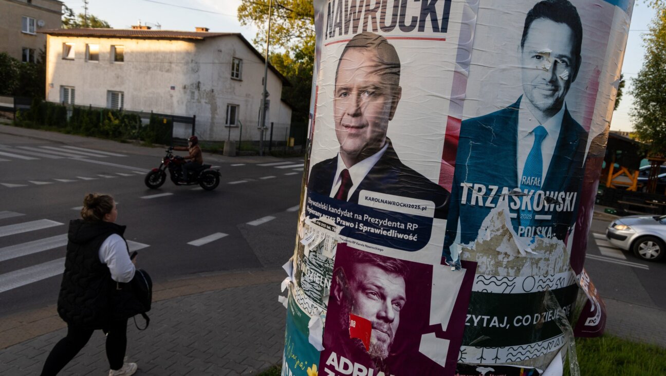 Presidential campaign posters in Poland. (Getty Images)