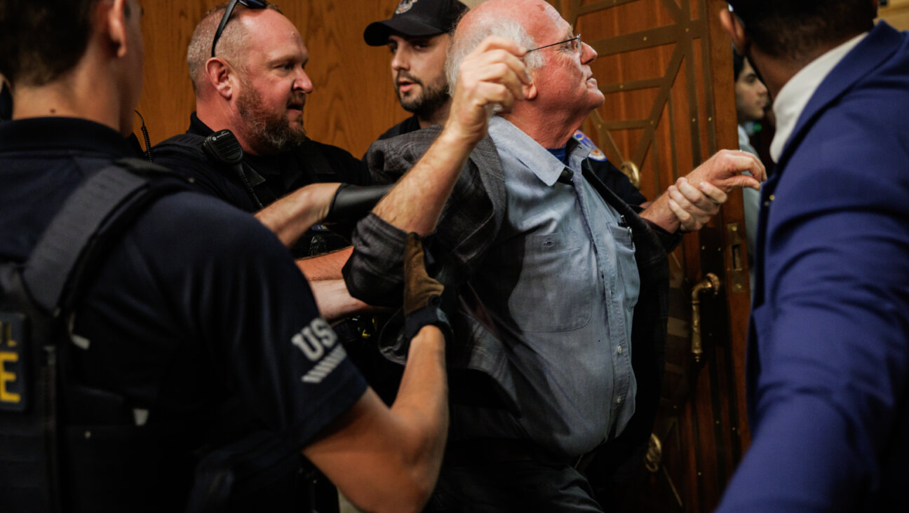 Ben Cohen, co-founder of Ben and Jerry's, is detained by U.S. Capitol Police for disrupting proceedings during a hearing with U.S. Secretary of Health and Human Services Robert F. Kennedy Jr.