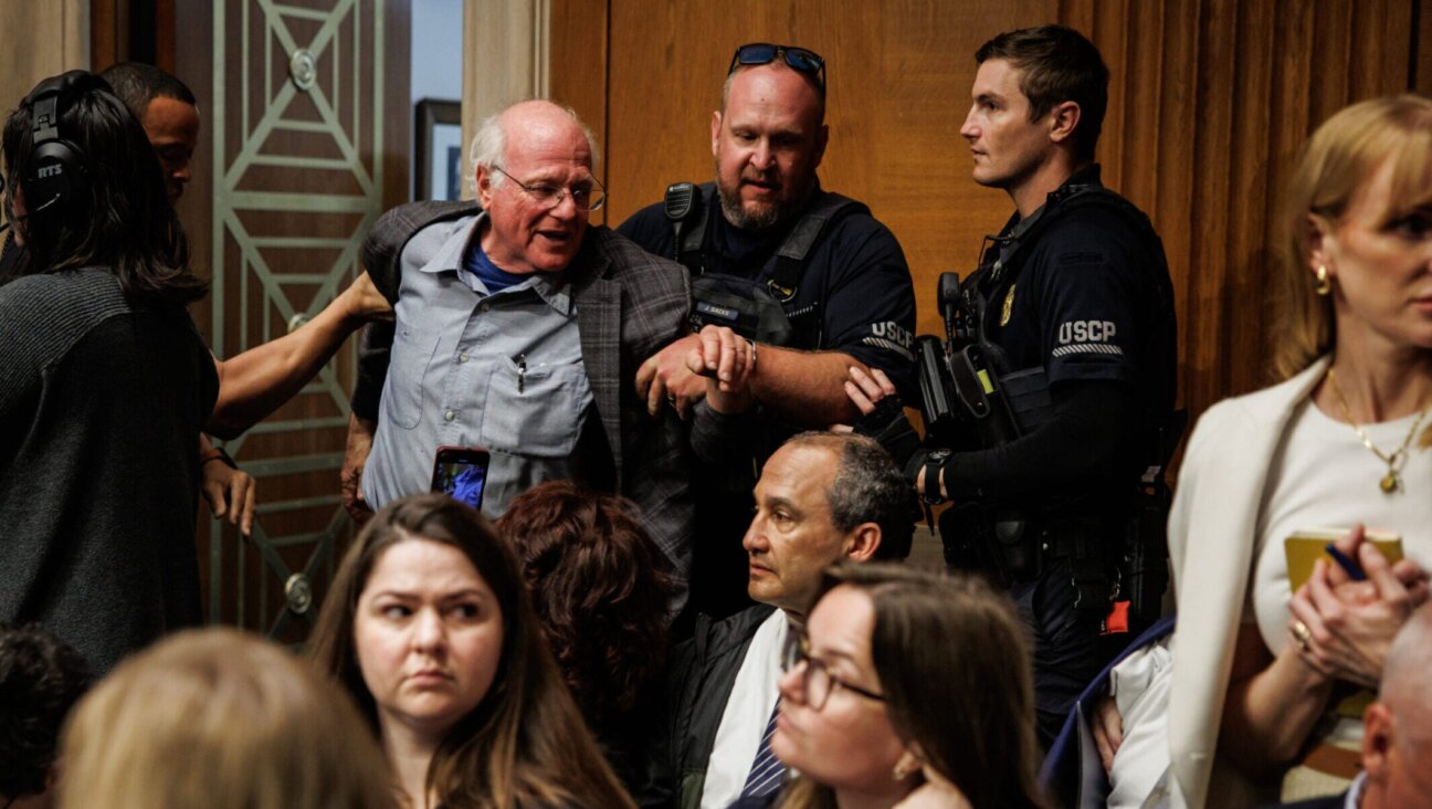 Ben Cohen, co-founder of Ben $ Jerry’s, is detained by U.S. Capitol Police for disrupting proceedings during a hearing with U.S. Secretary of Health and Human Services Robert F. Kennedy Jr., May 14, 2025 in Washington, D.C (Samuel Corum/Getty Images)