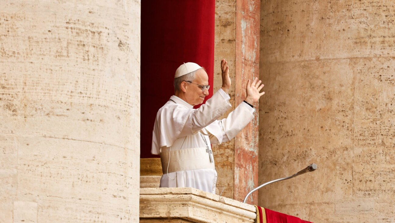 Pope Leo XIV delivers the Regina Caeli prayer from the main central loggia of St Peter’s basilica on on May 11, 2025 in Vatican City, Vatican. (Mario Tama/Getty Images)