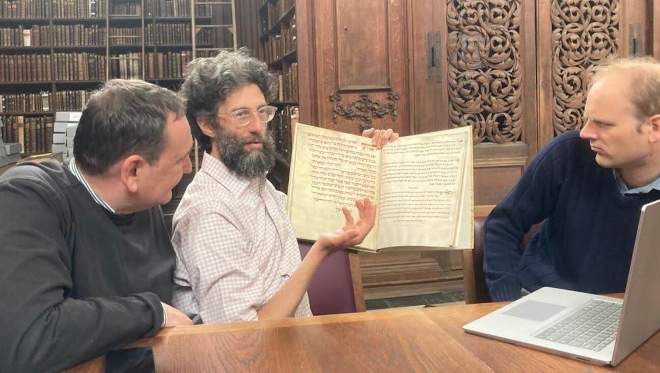 Aaron Koller teaches at Cambridge University during the 2022-23 school year. (Photo courtesy Shira Hecht-Koller)