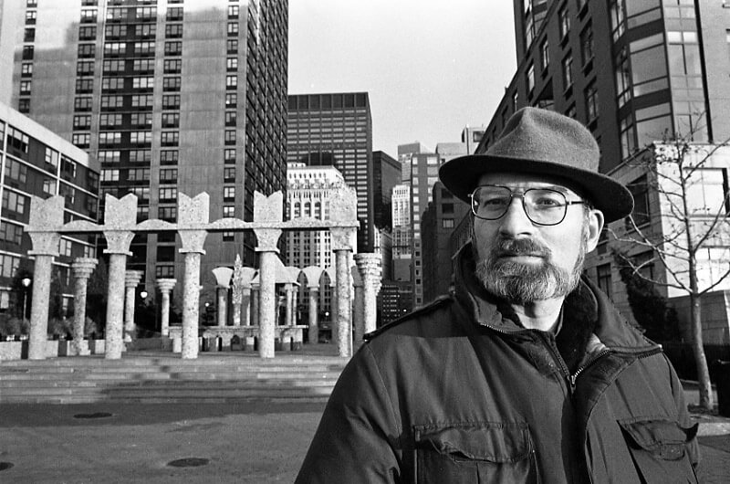 Max Kozloff in Battery Park.